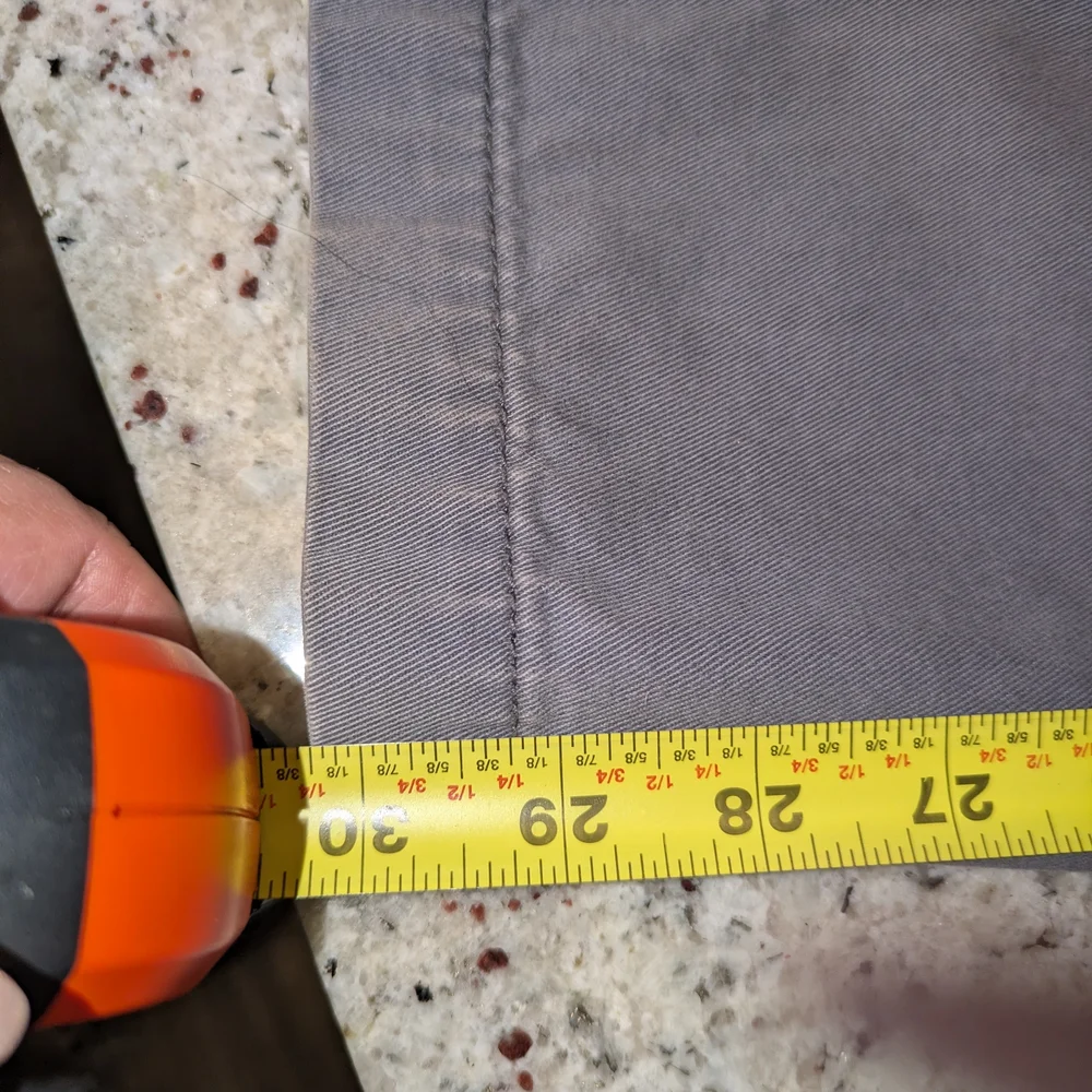 Vans Off The Wall Men’s Gray Chino Pants Size 32x30 Skate Casual